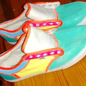 Vans Multicolor Slip-On Sneakers